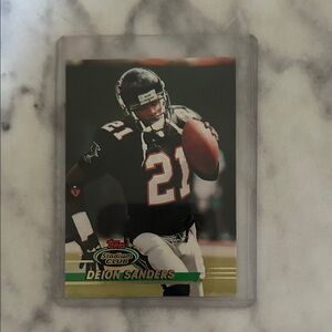 Topps Stadium Club Deion Sanders Card